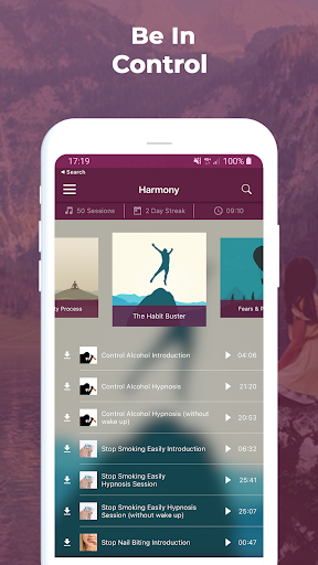 Harmony - Self Hypnosis - عکس برنامه موبایلی اندروید