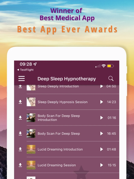 Deep Sleep Hypnotherapy - Image screenshot of android app
