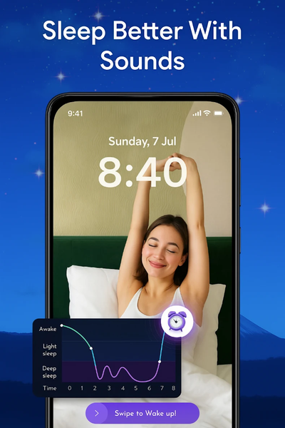 Sleep Tracker : Sleep Sounds - Image screenshot of android app
