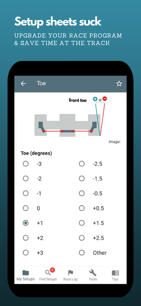RC Setup App & Race Log - عکس برنامه موبایلی اندروید