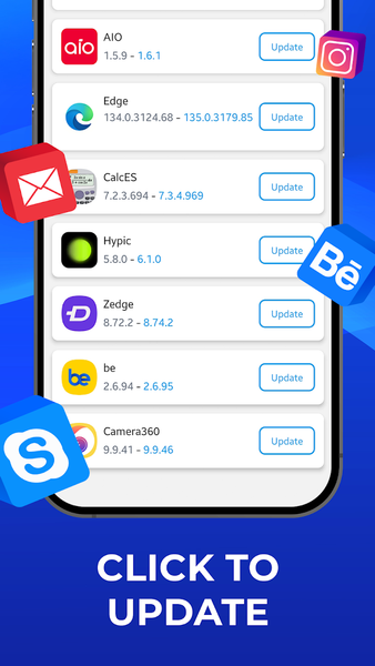 Phone App Update & Info - عکس برنامه موبایلی اندروید