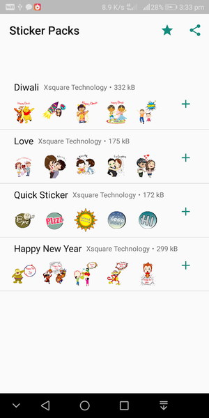 Sticker for Whatsapp App - عکس برنامه موبایلی اندروید