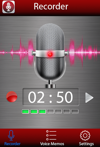 Voice recorder - Image screenshot of android app