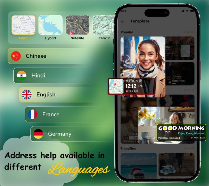 GPS Map Video Camera App - عکس برنامه موبایلی اندروید