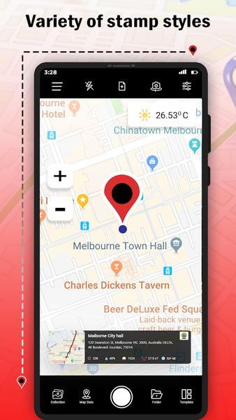 GPS Camera - TimeStamp Camera - عکس برنامه موبایلی اندروید