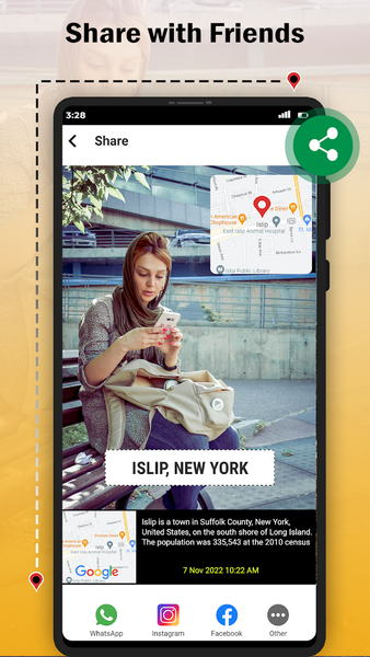 GPS Camera - TimeStamp Camera - عکس برنامه موبایلی اندروید