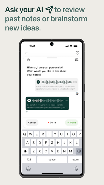 Voicenotes - Image screenshot of android app