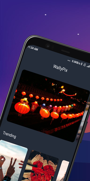 WallyPix HD Wallpapers - Image screenshot of android app