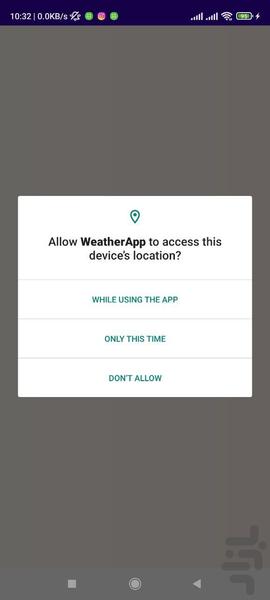 هواشناسی - Image screenshot of android app