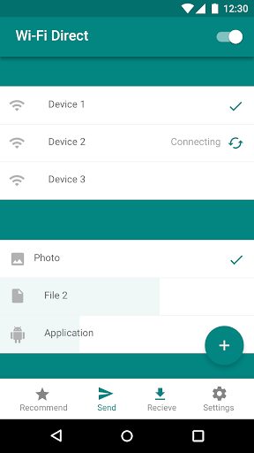 WiFi-Direct-File-Transfer - عکس برنامه موبایلی اندروید