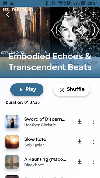 YogiTunes: Mindful Music - عکس برنامه موبایلی اندروید