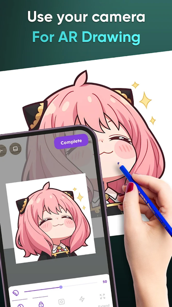 AR Art Draw: Trace & Paint - Image screenshot of android app