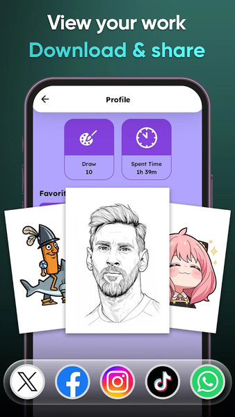 AR Art Draw: Trace & Paint - Image screenshot of android app