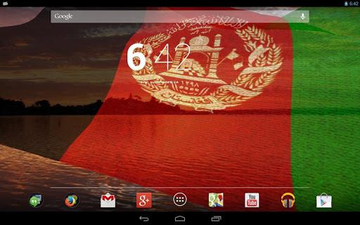 Afghanistan Flag Live Wall - عکس برنامه موبایلی اندروید