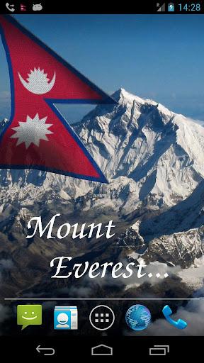 Nepal Flag Live Wallpaper - عکس برنامه موبایلی اندروید