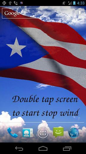 Puerto Rico Flag Live Wall - Image screenshot of android app