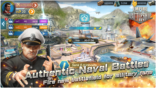 Empire:Rise Of BattleShip - Gameplay image of android game