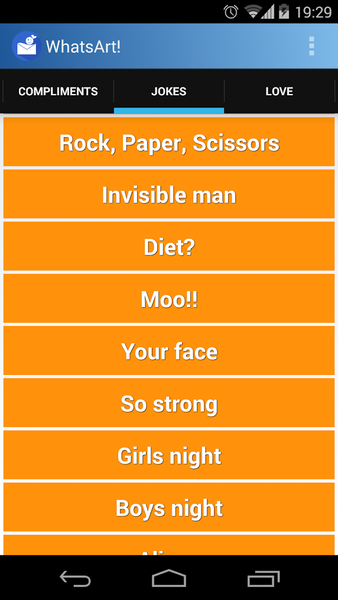 Jokes for WhatsApp with emoji - Image screenshot of android app