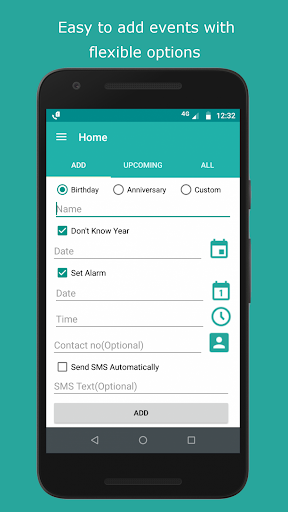 Birthday Anniversary Reminder - Image screenshot of android app