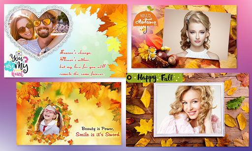 Autumn photo frames - عکس برنامه موبایلی اندروید