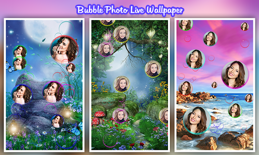 Bubble Photo Live Wallpaper - عکس برنامه موبایلی اندروید