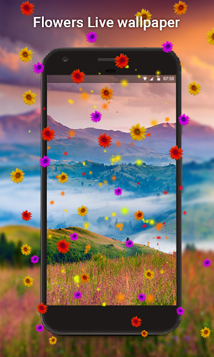 Flowers Livewallpaper - Image screenshot of android app