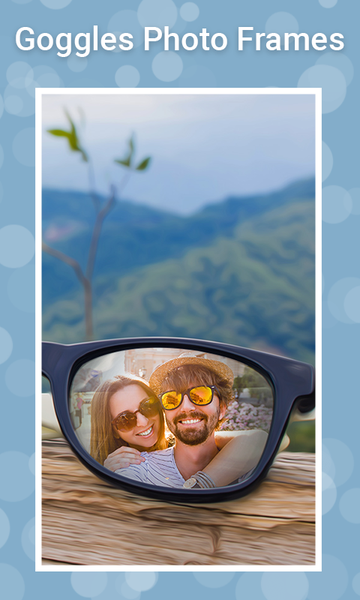 Goggles Photo Frames - Image screenshot of android app