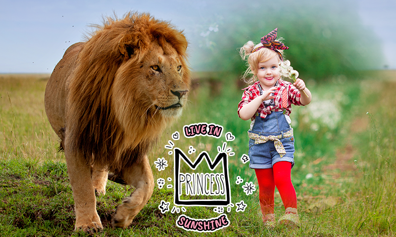 Lion Photo Frames - Image screenshot of android app