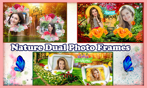 Nature Dual Photo Frames - عکس برنامه موبایلی اندروید