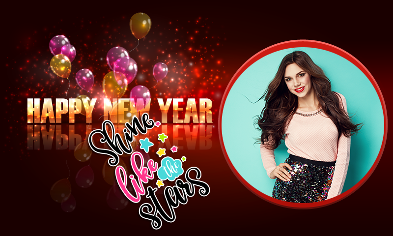 New Year Photo Frames - Image screenshot of android app