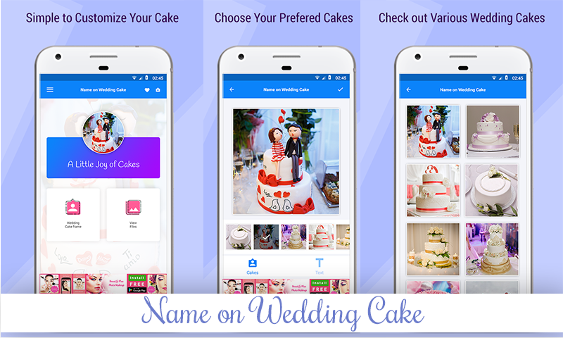 Name on Wedding Cake - عکس برنامه موبایلی اندروید