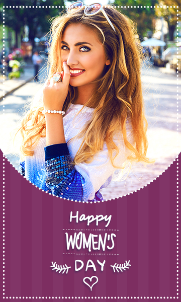 Womens Day Photo Frame - Image screenshot of android app