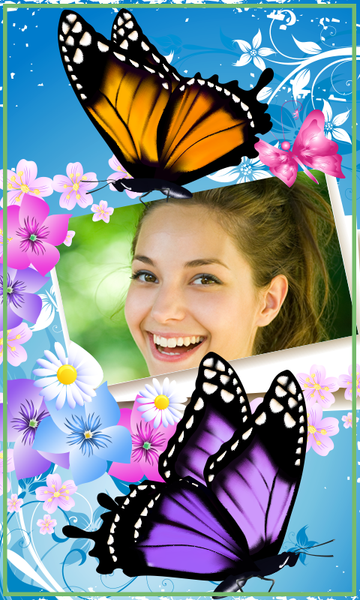 Butterfly Photo Frames - عکس برنامه موبایلی اندروید