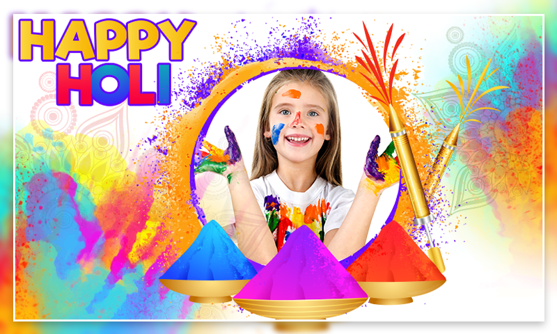 Holi Photo Frames - Image screenshot of android app