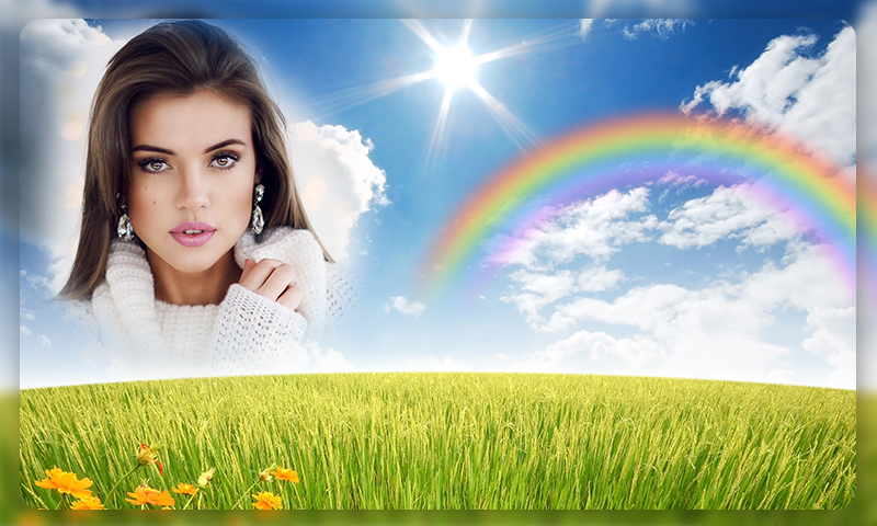 Rainbow Photo Frames - Image screenshot of android app
