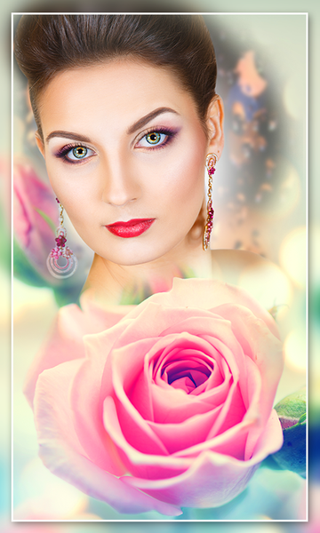 Rose Flower Photo Frames - Image screenshot of android app