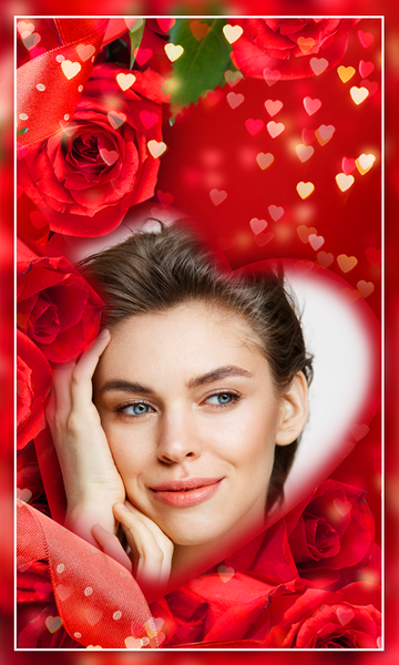Rose Flower Photo Frames - Image screenshot of android app