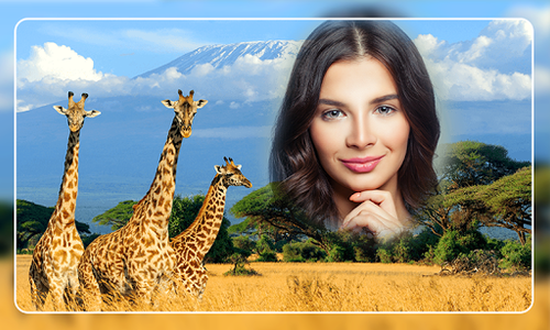 Wild Animal Photo Frames - Image screenshot of android app