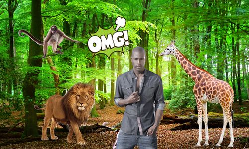 Wild Animal Photo Frames - Image screenshot of android app