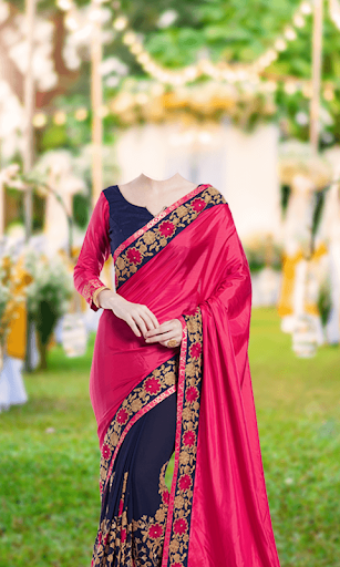 Women Saree Photo - Image screenshot of android app