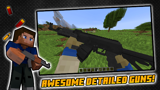 ACTUAL GUNS ۳D MOD for MCPE - عکس برنامه موبایلی اندروید