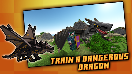 DRAGONS mod for Minecraft PE - Image screenshot of android app