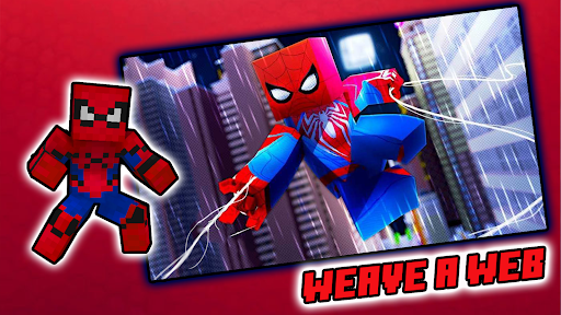 Spider Man MOD Minecraft PE - Image screenshot of android app