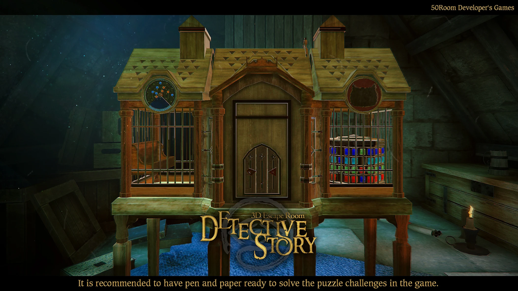 3D Escape Room Detective Story - Image screenshot of android app