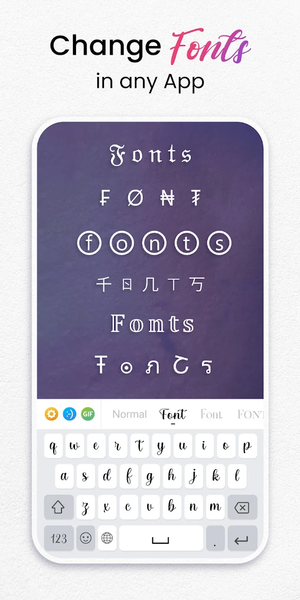 Fonts - Keyboard Font Style - Image screenshot of android app