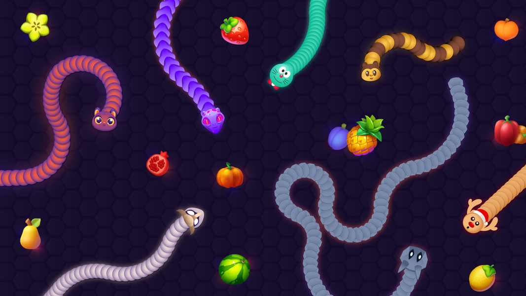 Snake Game - Worms io Zone - عکس بازی موبایلی اندروید