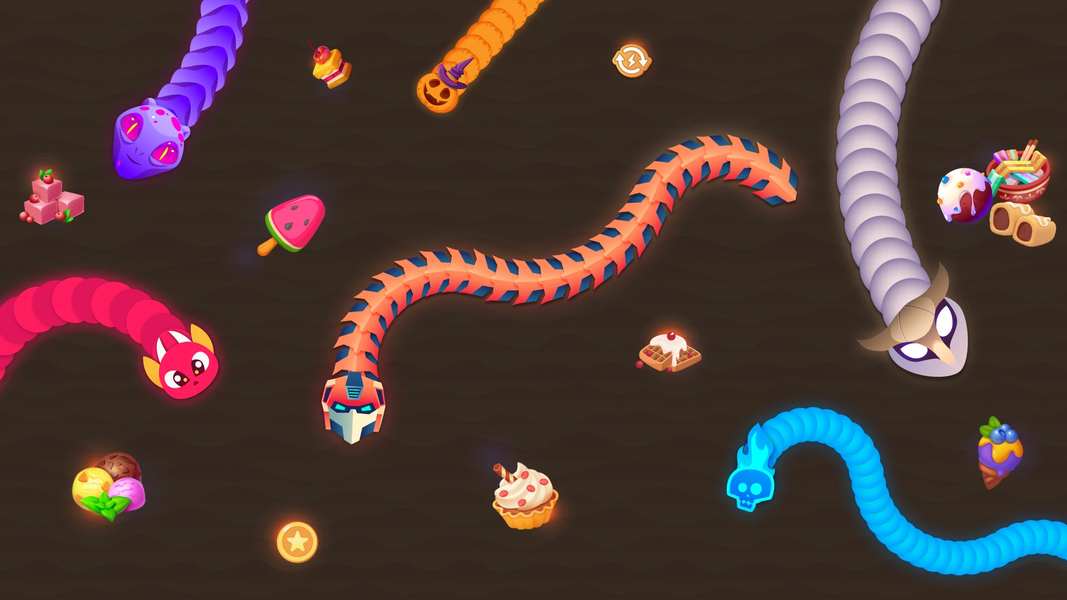 Snake Game - Worms io Zone - عکس بازی موبایلی اندروید