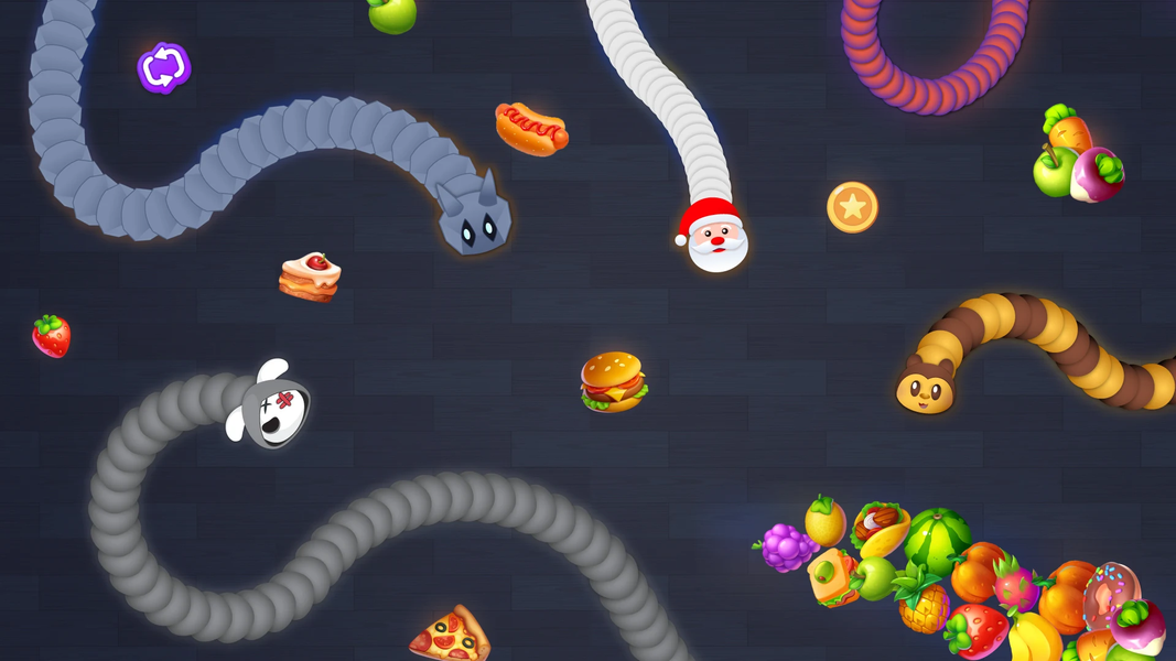 Snake Game - Worms io Zone - عکس بازی موبایلی اندروید