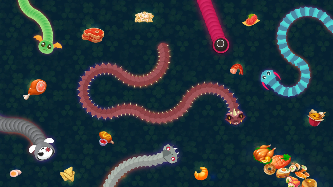 Snake Game - Worms io Zone - عکس بازی موبایلی اندروید