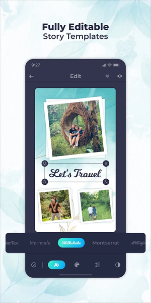 Story Templates for Insta, FB - Image screenshot of android app